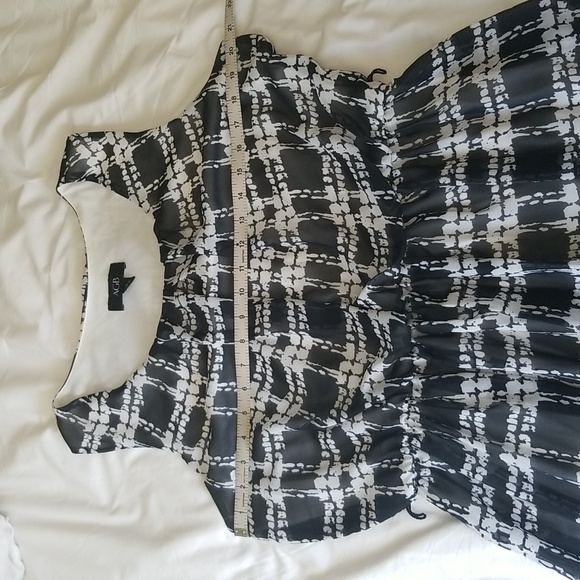 AGB Black & White Tank Dress EUC - Picture 6 of 9